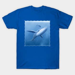 Swimming with whales T-Shirt